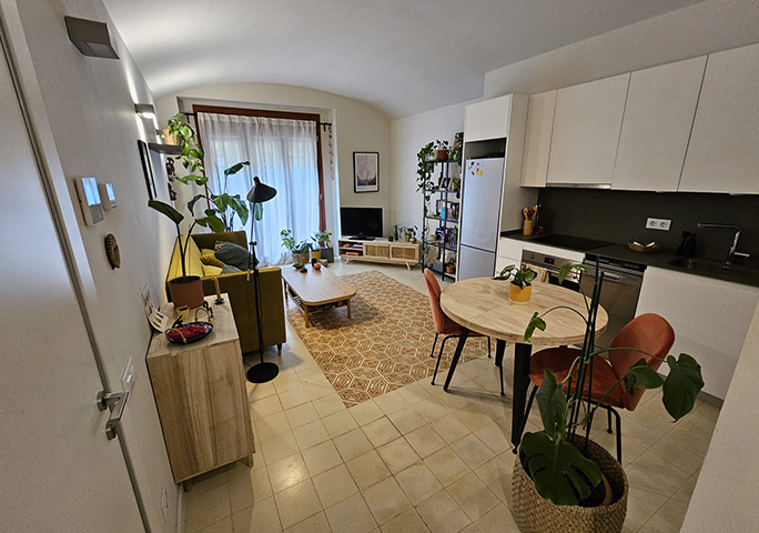 Pis amb pati, La Garriga